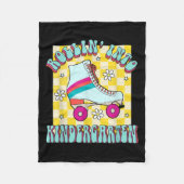 Back To School Rolling Into The Kindergarten Groov Fleece Deken (Voorkant)