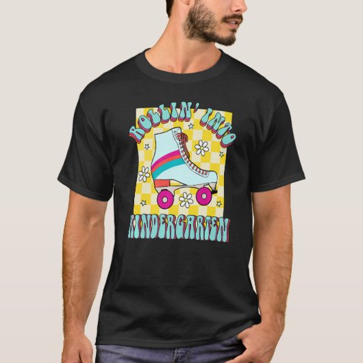 Back To School Rolling Into The Kindergarten Groov T-shirt (Voorkant)