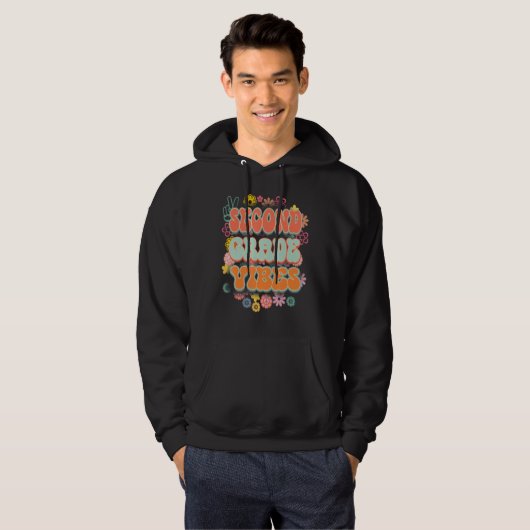 Back To School Second Grade Vibes Student Teacher  Hoodie (Voorkant volledig)