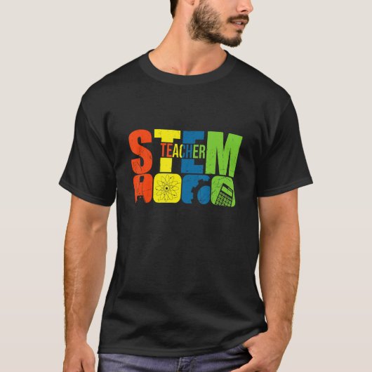 Back to School STEM Teacher T-shirt (Voorkant)