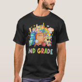 Back To School Students Teacher Hey 2nd Second Gra T-shirt (Voorkant)