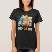 Back To School Students Teacher Hey 2nd Second Gra T-shirt (Voorkant)