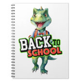 Back to School T-Rex Notitieboek (Voorkant)