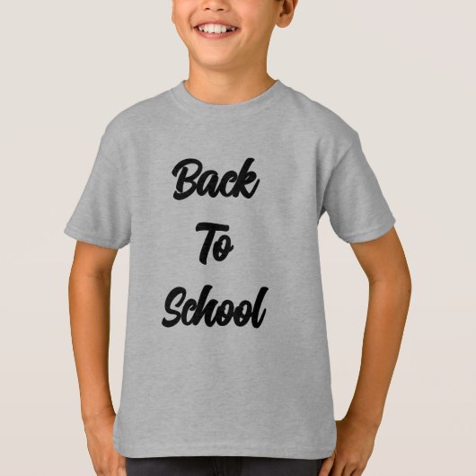Back to school  t-shirt (Voorkant)