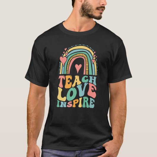 Back to School Teacher Appreciation Inspirational  T-shirt (Voorkant)