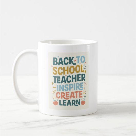 Back to School Teacher gift Koffiemok (Links)