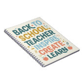 Back to School Teacher gift Notitieboek (Rechterzijde)