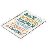 Back to School Teacher gift Notitieboek (Linkerzijde)