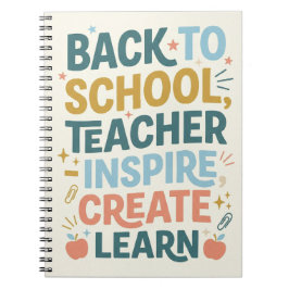 Back to School Teacher gift Notitieboek