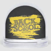 Back to School Teacher & Student – Classroom Desk  Sneeuwbol (Achterkant)