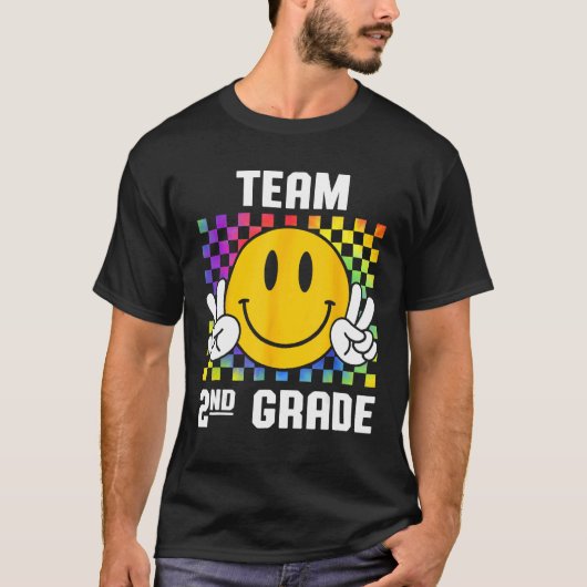 Back To School Team 2nd Garde Smile Back To School T-shirt (Voorkant)