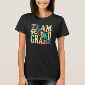 Back To School Team Second Grade 2nd Grade Teacher T-shirt (Voorkant)