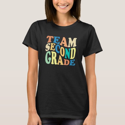Back To School Team Second Grade 2nd Grade Teacher T-shirt (Voorkant)