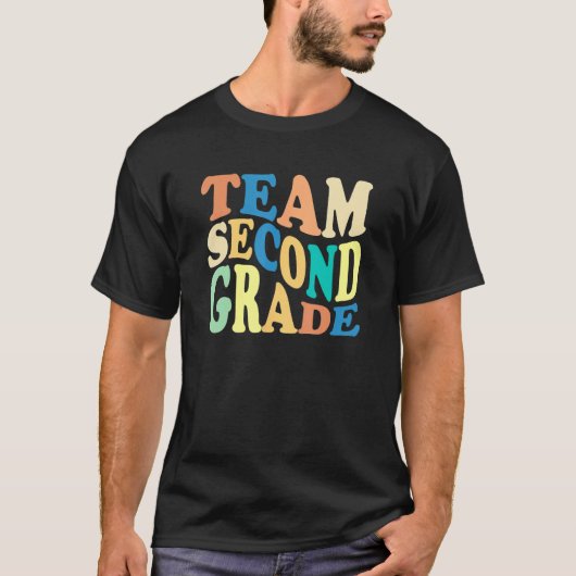 Back To School Team Second Grade 2nd Grade Teacher T-shirt (Voorkant)