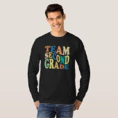 Back To School Team Second Grade 2nd Grade Teacher T-shirt (Voorkant volledig)