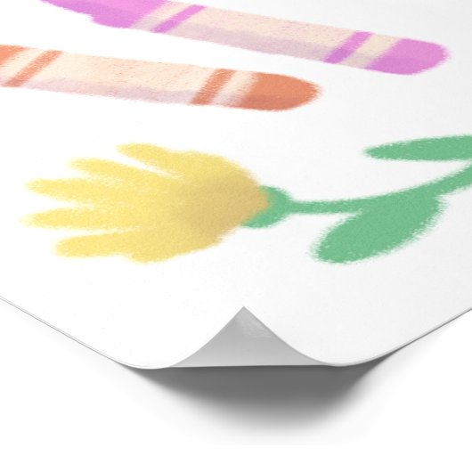 Back to School: Teddy's Ready for School Poster (Hoek)