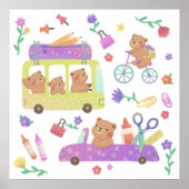 Back to School: Teddy's Ready for School Poster (Voorkant)