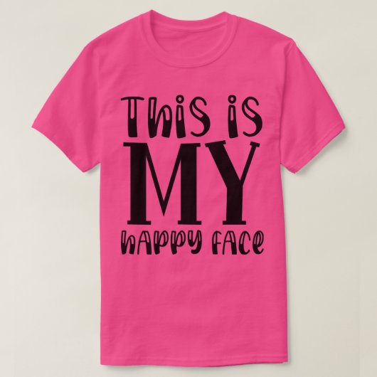 Back to school-this is my happy face t-shirt (Design voorkant)