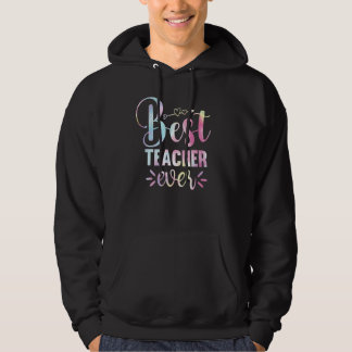 Back To School Tie Best Physical Education Teacher Hoodie