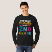 Back to School Tschüss Sommer Hello 2nd Class Sayi T-shirt (Voorkant volledig)
