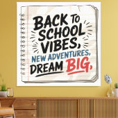 Back to School Vibes – Classroom Wall Print (Insitu (Woonkamer))
