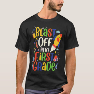 BAck-to-SCHool voor eerste klas-afslag in eerste k T-shirt