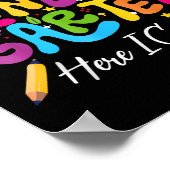 Back To School Watch Out Kindergarten Here I Come Poster (Hoek)