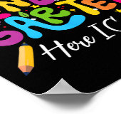 Back To School Watch Out Kindergarten Here I Come Poster (Hoek)