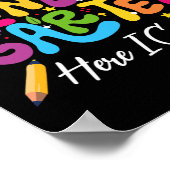 Back To School Watch Out Kindergarten Here I Come Poster (Hoek)