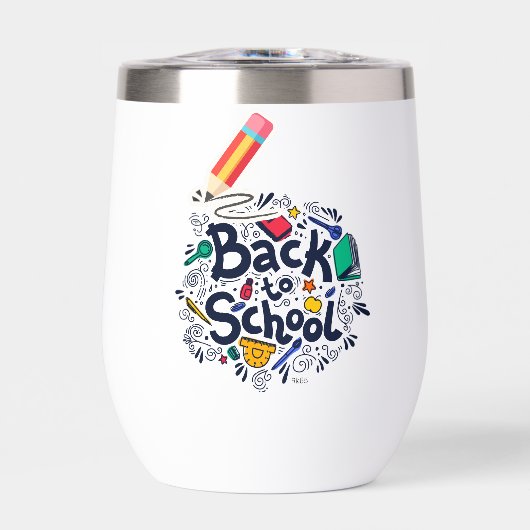 Back to school water bottle (Voorkant)