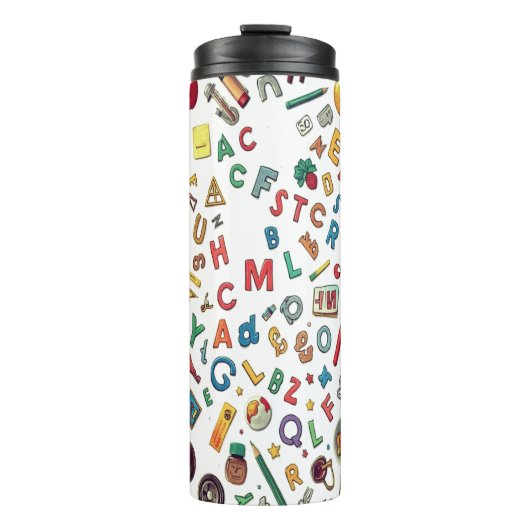 Back to School Water Bottle for Kids Thermosbeker (Voorkant)