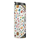 Back to School Water Bottle for Kids Thermosbeker (Geroteerd rechts)