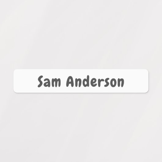 Back to School Waterproof Sticker Name Labels (Design 1)
