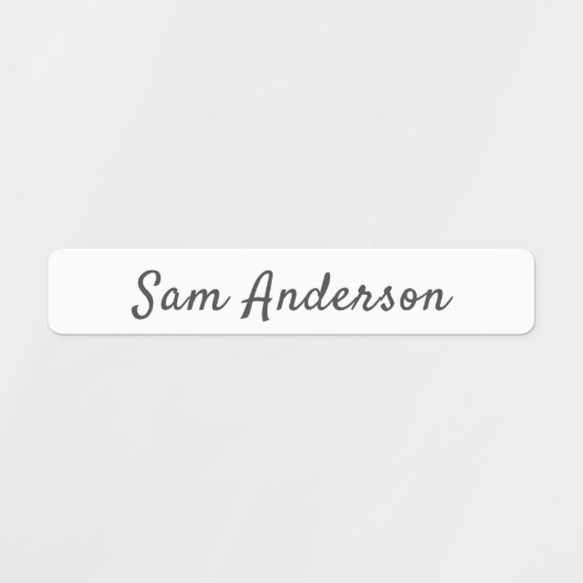 Back to School Waterproof Sticker Name Labels (Design 1)