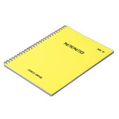 Back to School With Personalized Subject Labels Notitieboek (Linkerzijde)
