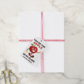 Back to School You're the apple of my class Cadeaulabel (Met Touw)