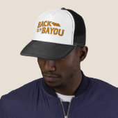 Back To The Bayou 1855 Logo - Hat Trucker Pet (In situ)