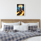 Back to the Future Inspired Retro Movie Poster Art Canvas Afdruk (Insitu (Slaapkamer))