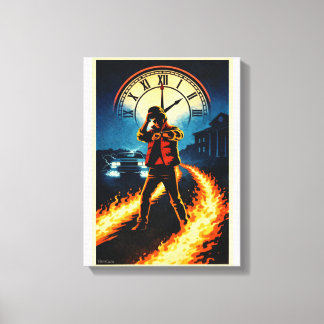 Back to the Future Inspired Retro Movie Poster Art Canvas Afdruk