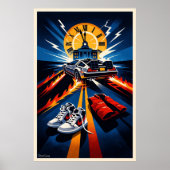 Back to the Future Inspired Symbolic Movie Poster (Voorkant)