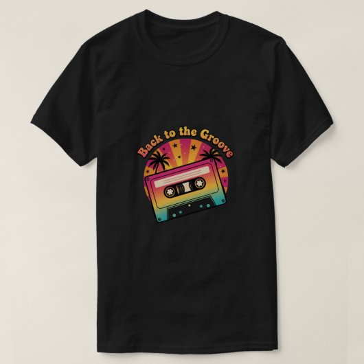 Back to the groove t-shirt (Design voorkant)