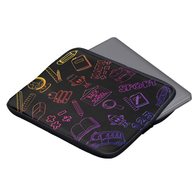 Back to Your School Days Laptop Sleeve (Voorkant top)