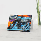 Back-up en running Biker Get Well Kaart (Voorkant)