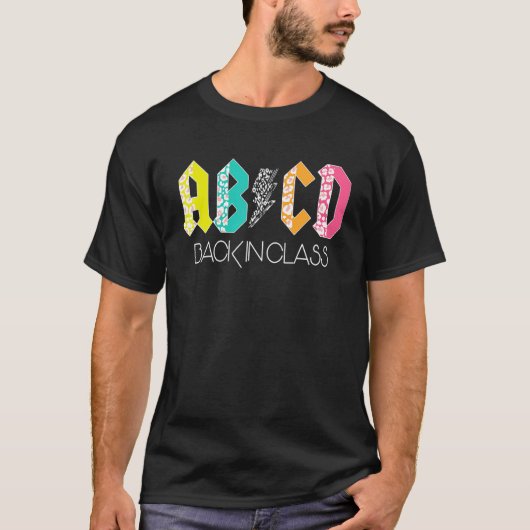 Back-up in klashok Terug naar school 1 T-shirt (Voorkant)