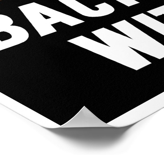 Back-up met meer metaal — rand poster (Hoek)