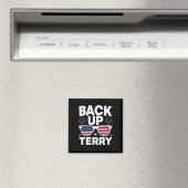Back-up Terry Funny 4 juli Patriottisch Vuurwerk Magneet (Insitu (Vaatwasser))