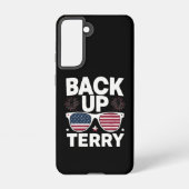 Back-up Terry Funny 4 juli Patriottisch Vuurwerk Samsung Galaxy Hoesje (Achterkant)