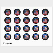Back Up Terry Put In Reverse Firework Usa 4th Of Ronde Sticker (Vel)
