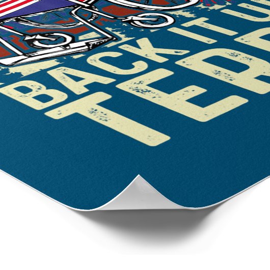 Back Up Terry Put It In Reverse Firework Funny Poster (Hoek)