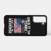 Back-up Terry zet hem in omgekeerde Fireworks Funn Samsung Galaxy Hoesje (Achterkant horizontaal)